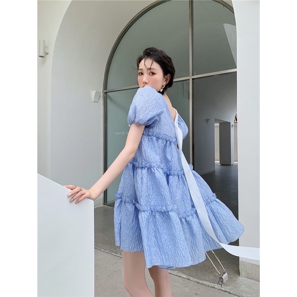 ⚡️Hàng Quảng Châu 100%⚡️Đầm babydoll tầng cho cô nàng điệu đà