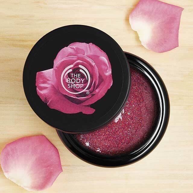 TẨY DA CHẾT BODY THE BODY SHOP BRITISH ROSE