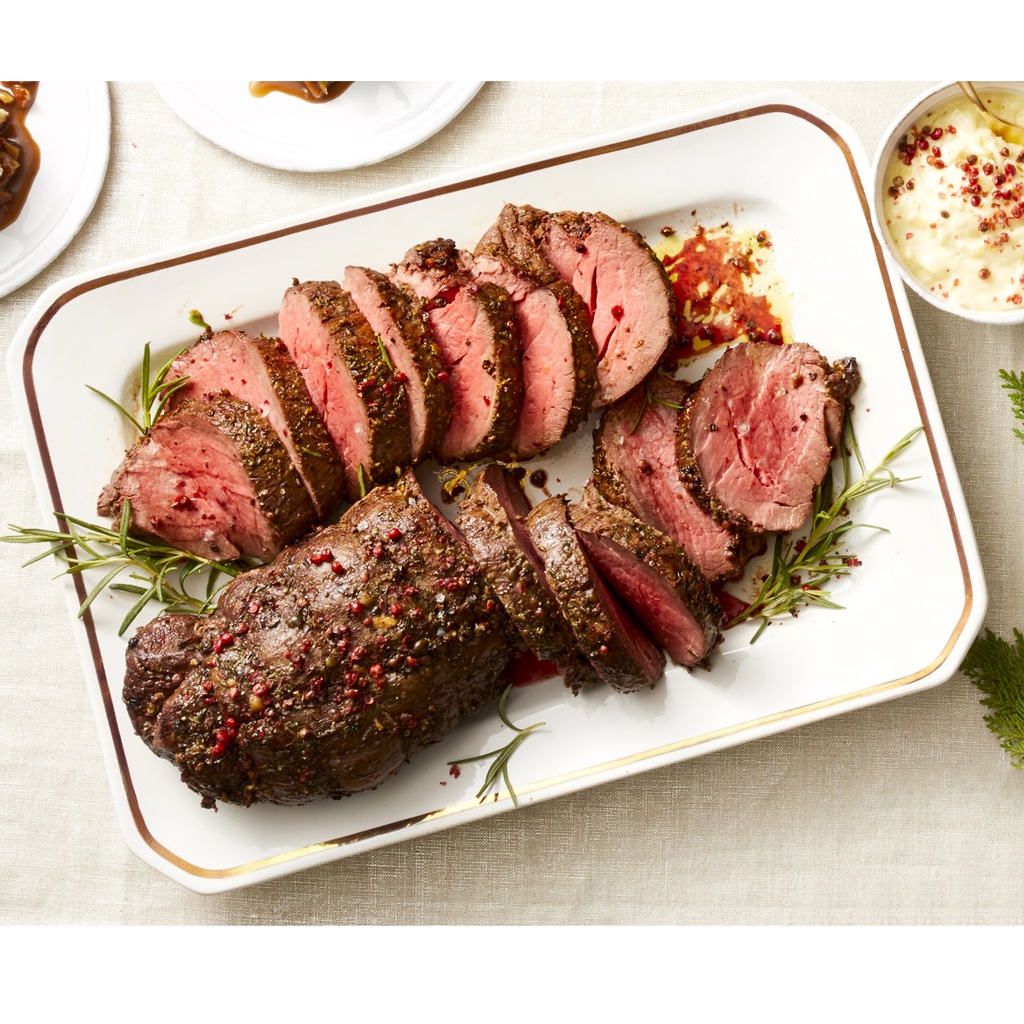 Lõi Thăn Bò Úc - Khay 1kg khoảng 4-6 miếng hàng nhập khẩu siêu ngon - Ship hoả tốc quanh Hà Nội!