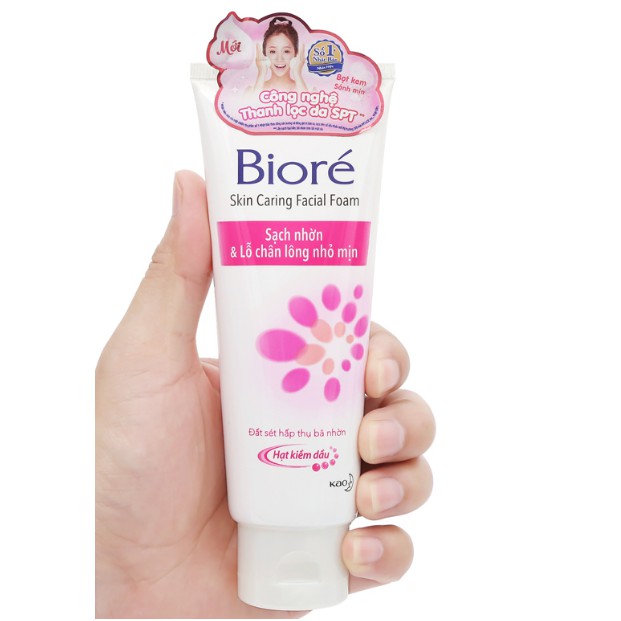 Mua Tuýp 100g Sữa rửa mặt sạch nhờn biore (màu hồng) công nghệ thanh ...