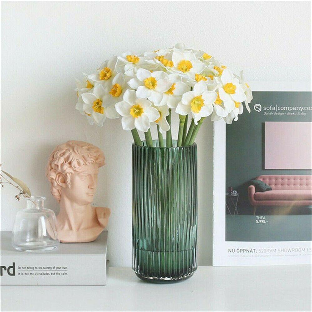 Hoa Giả Để Bàn Trang Trí Phòng Khách KENT1 Narcissus Daffodil