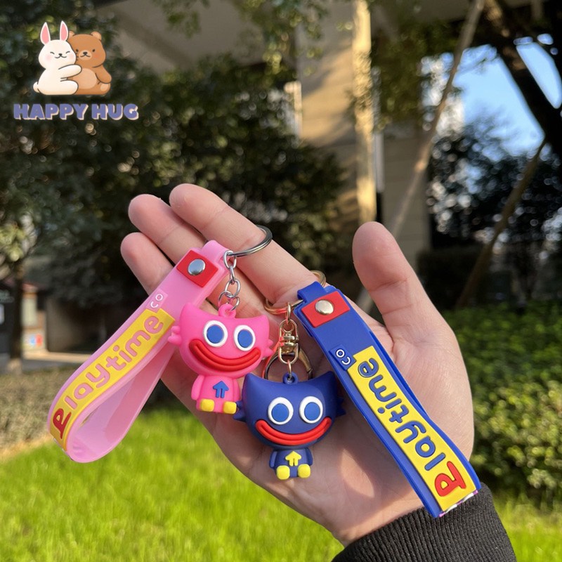 Móc khóa Huggy Wuggy nhân vật trong game Poppy Playtime - Happy Hug