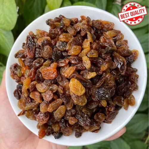 Nho khô không đường Malayar Raisin nhập khẩu Ấn Độ vị chua ngọt tự nhiên 500Gr - Thực Dưỡng Xanh