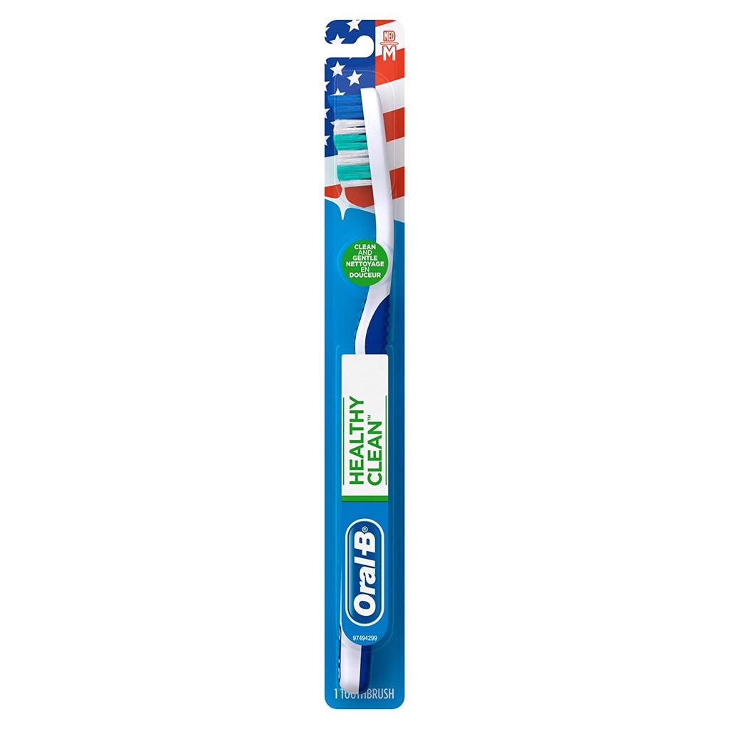 [HÀNG MỸ] Bàn Chải Đánh Răng Oral-B Healthy Clean Toothbrush Medium