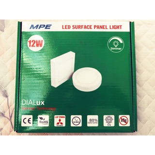 Đèn led ốp nổi tròn 12w mpe
