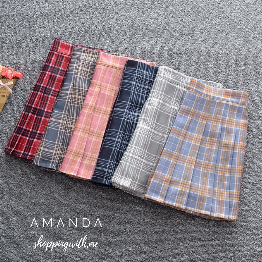 [AMANDA]Chân Váy ngắn xếp ly nhiều màu. Chân váy tenis nhiều màu dáng xòe Hàn Quốc chất kaki mềm đẹp | BigBuy360 - bigbuy360.vn