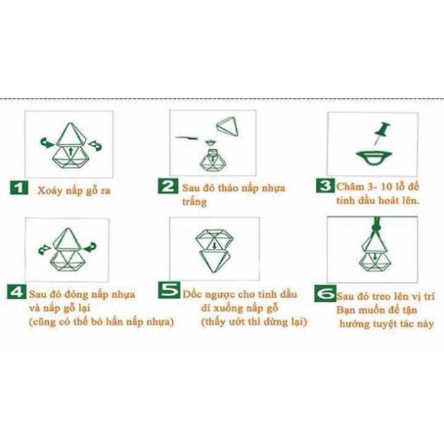 Tinh dầu treo phòng, treo xe (viện KHCNVN)