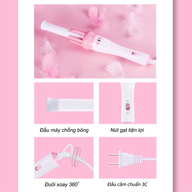 Máy Làm Tóc Xoăn Tự Động Tiện Lợi