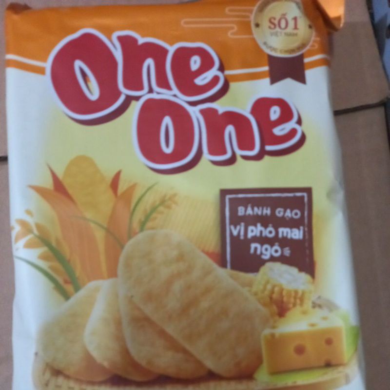 BÁNH GẠO ONE ONE VỊ PHÔ MAI NGÔ GÓI 118G