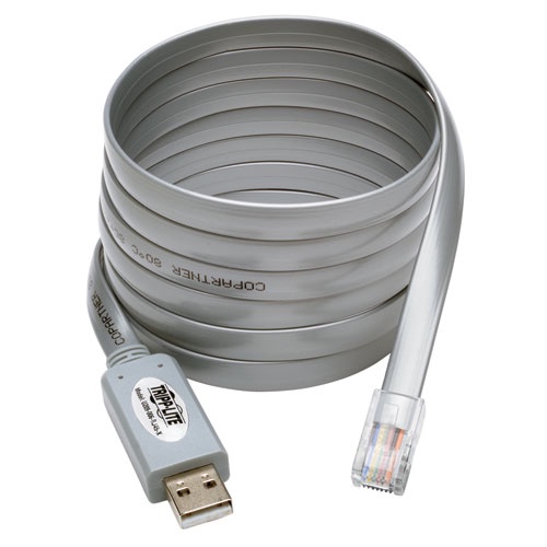 Cáp lập trình Console Tripp Lite chính hãng - USB to RJ45 Console Cable FTDI/FT232R (U209-006-RJ45-X)