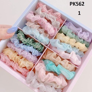 Set dây cột tóc vải Srunchies