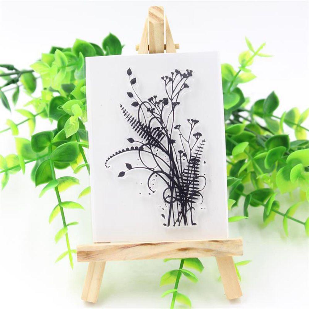 YNATURAL Sổ Tay Thời Trang Bìa Silicone Hình Hoa Và Cỏ