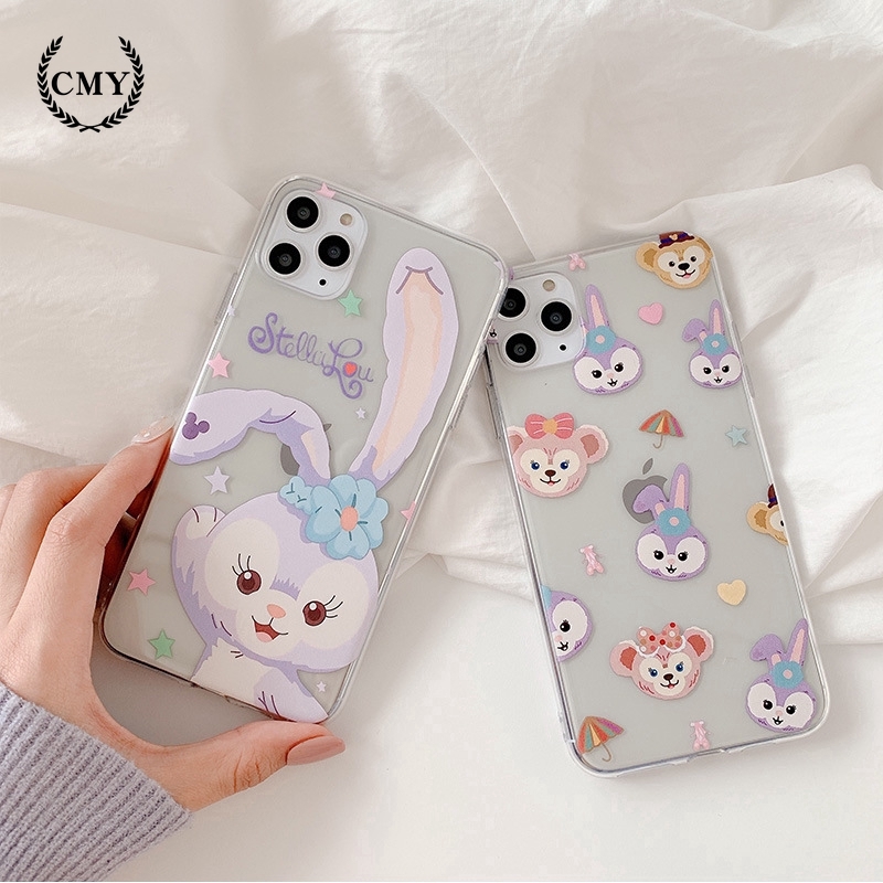 Ốp điện thoại in hình thỏ hoạt hình cho iPhone11/11Pro 11pro Max X XR XS XS MAX 6 7 8 plus SE | BigBuy360 - bigbuy360.vn
