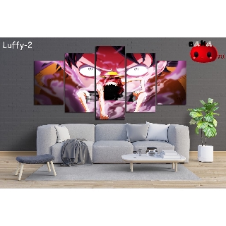 Tranh Canvas bộ 3 tấm Luffy Gear 2