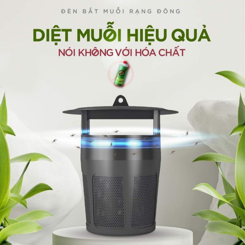 Đèn Bắt Muỗi Rạng Đông Diệt Muỗi Và Côn Trùng Hiệu Quả Sử Dụng LED UV Không Tiếng Ồn Không Hóa Chất Độc Hại Sức Khỏe