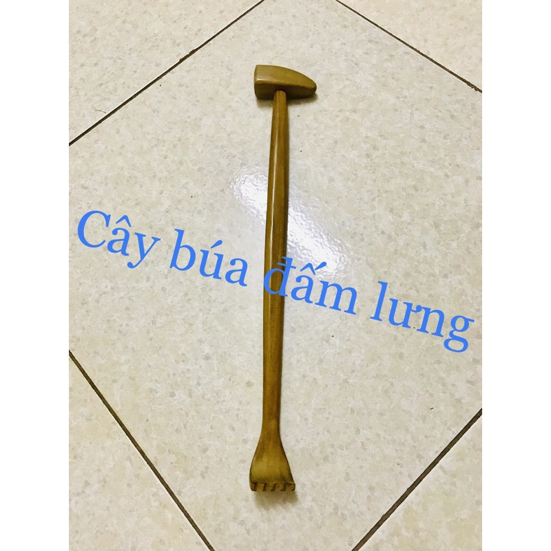 cây gậy đấm lưng và gãi lưng hình búa bằng gỗ thơm giá xưởng