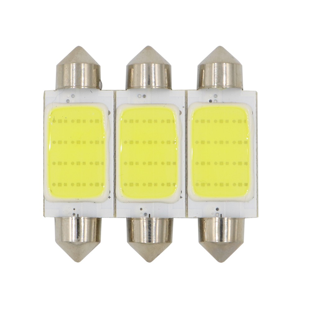 Bộ 10 Đèn Led Cob 1w 12chips Smd Led 31mm 36mm 39mm 41mm 12v 24v