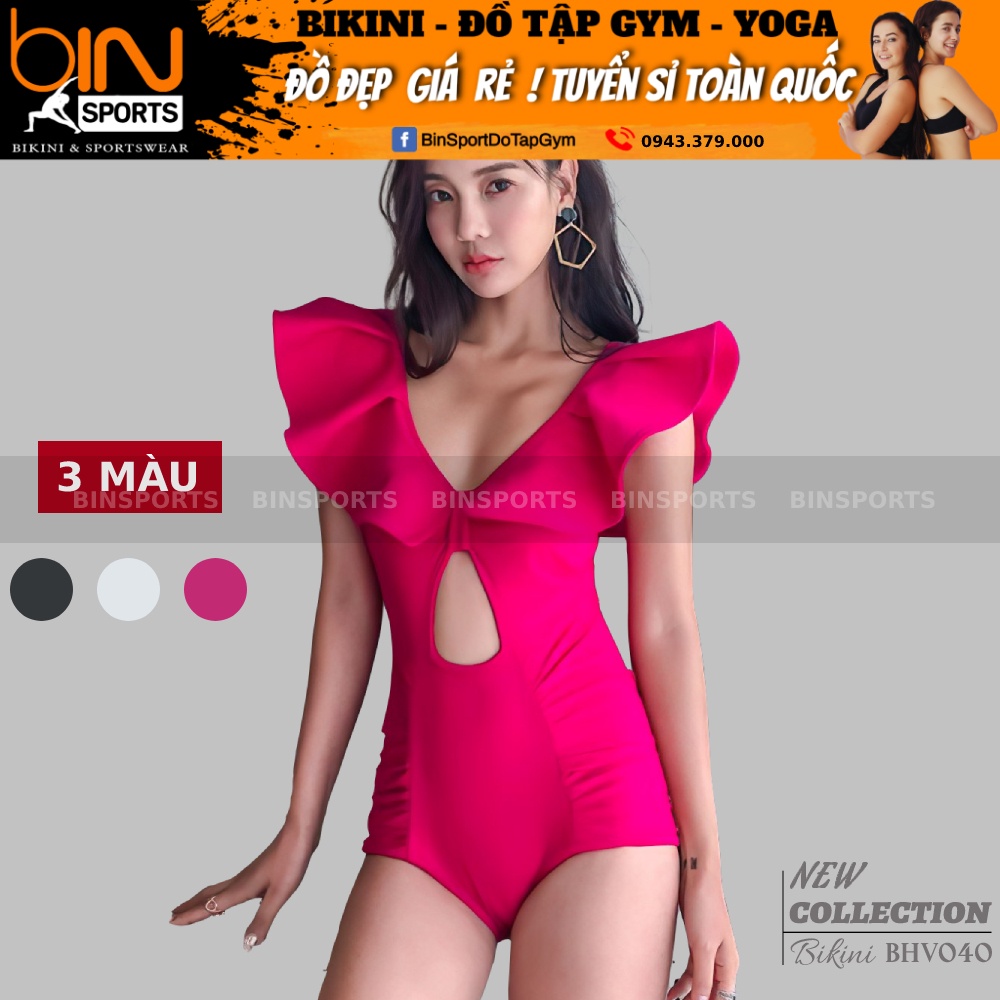 Bikini Nữ Một Mảnh Vai Bèo Nhiều Màu Hot Freesize Bin Sports BHV040