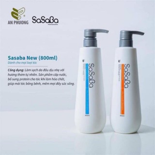 (Chính Hãng) Cặp dầu gội xả hoàn hình Sasaba 800ml mẫu mới
