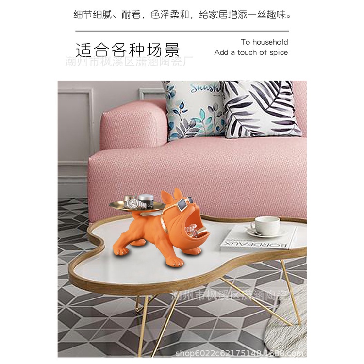 Hộp Đựng Chìa Khóa Hình Chú Chó Bull Sáng Tạo