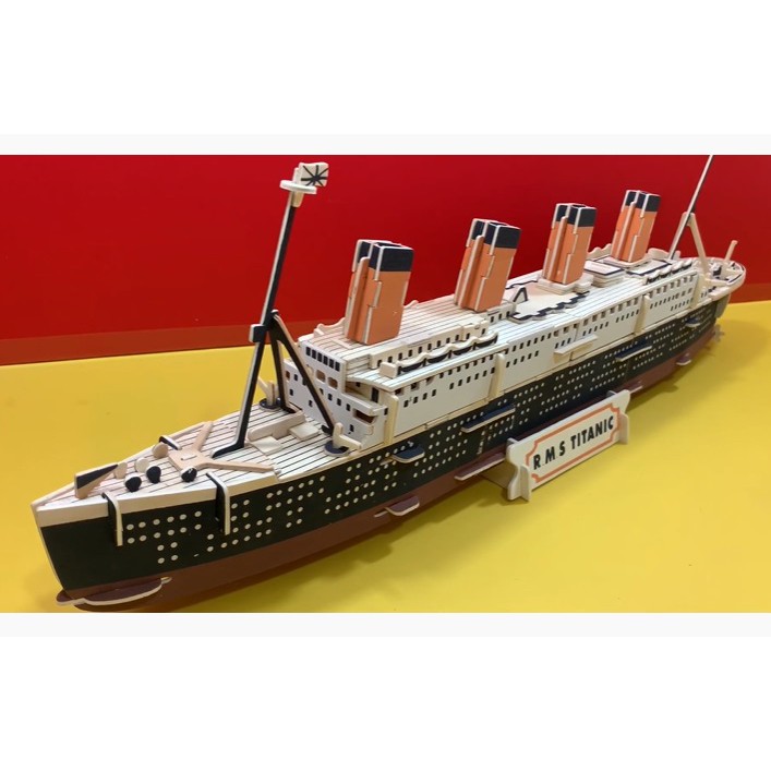 Đồ chơi lắp ghép 3D gỗ Tàu Titanic hoành tráng