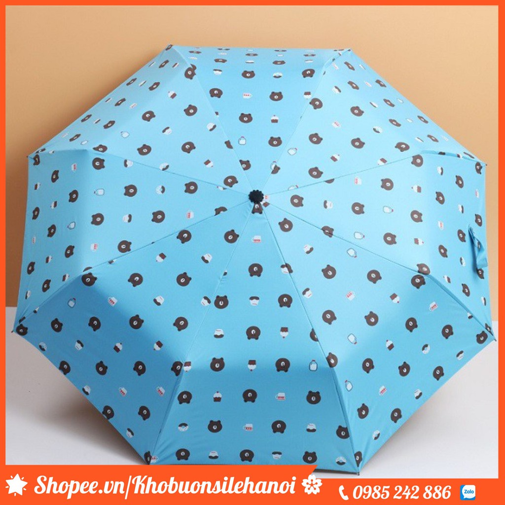 Ô HÌNH GẤU BROWN Chống Tia UV 3 LỚP