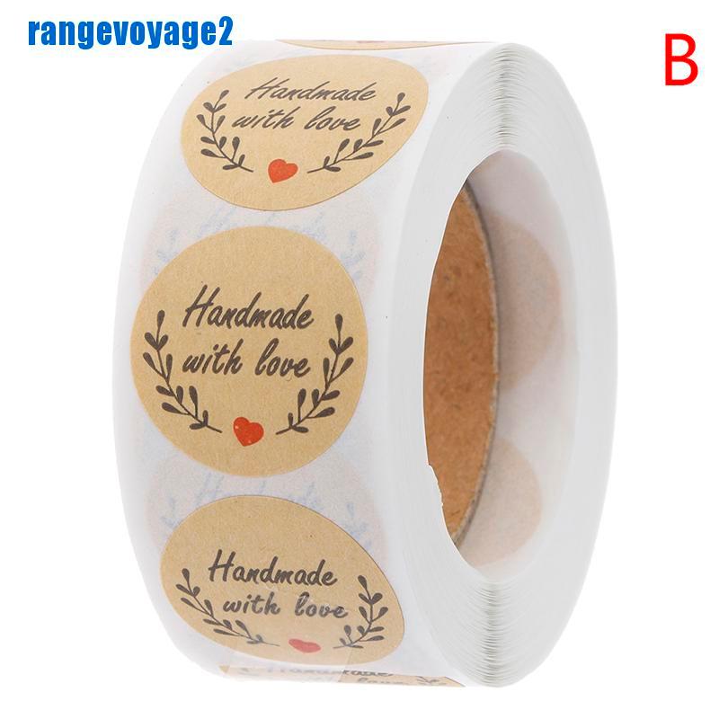 Bộ 500 Miếng Dán In Chữ Thank You Trang Trí