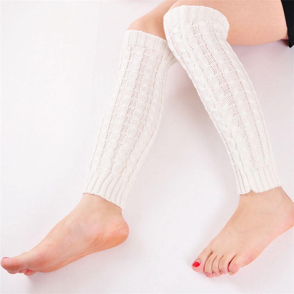 Vỏ Len Bọc Đầu Gối Giữ Ấm Chân Màu Kẹo Ngọt Phong Cách Lolita