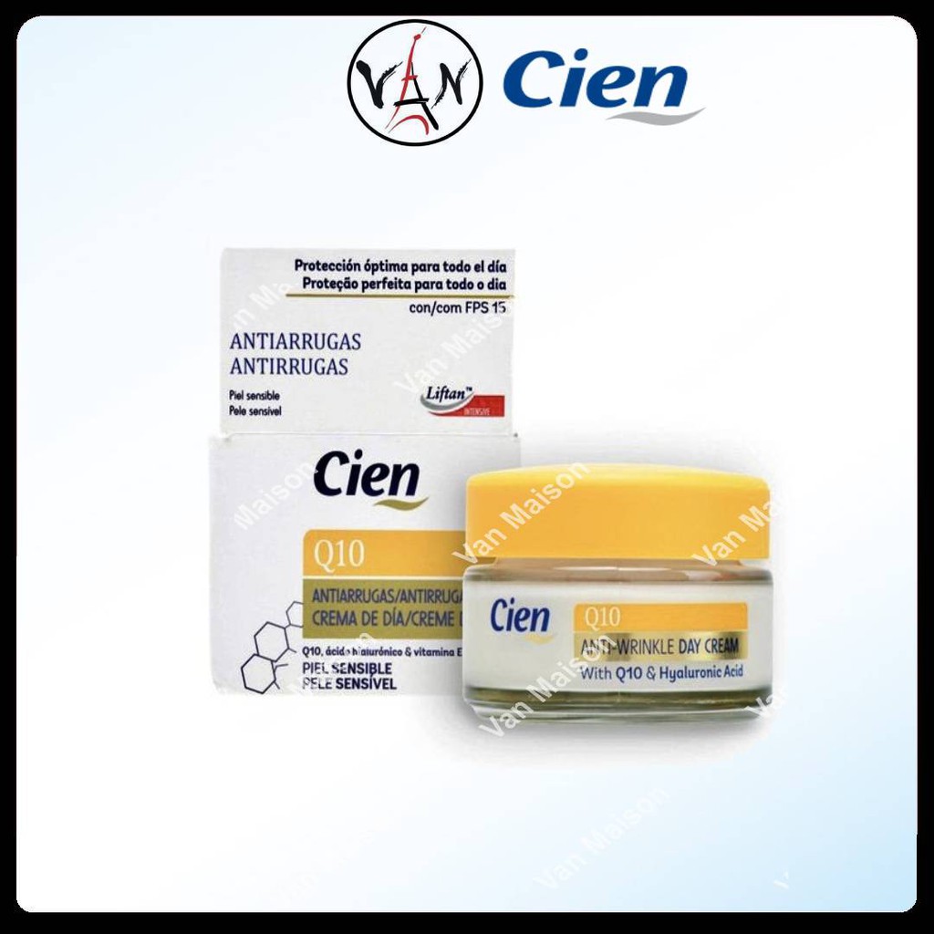 Set kem dưỡng ẩm Cien Q10 ngày đêm chống lão hóa và trắng da