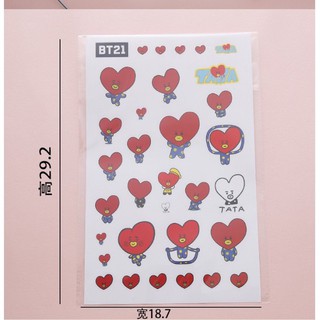 Sticker Bangtan tấm lớn
