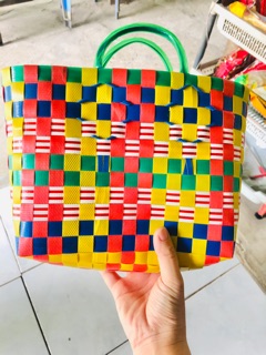Giỏ nhựa đan - mini