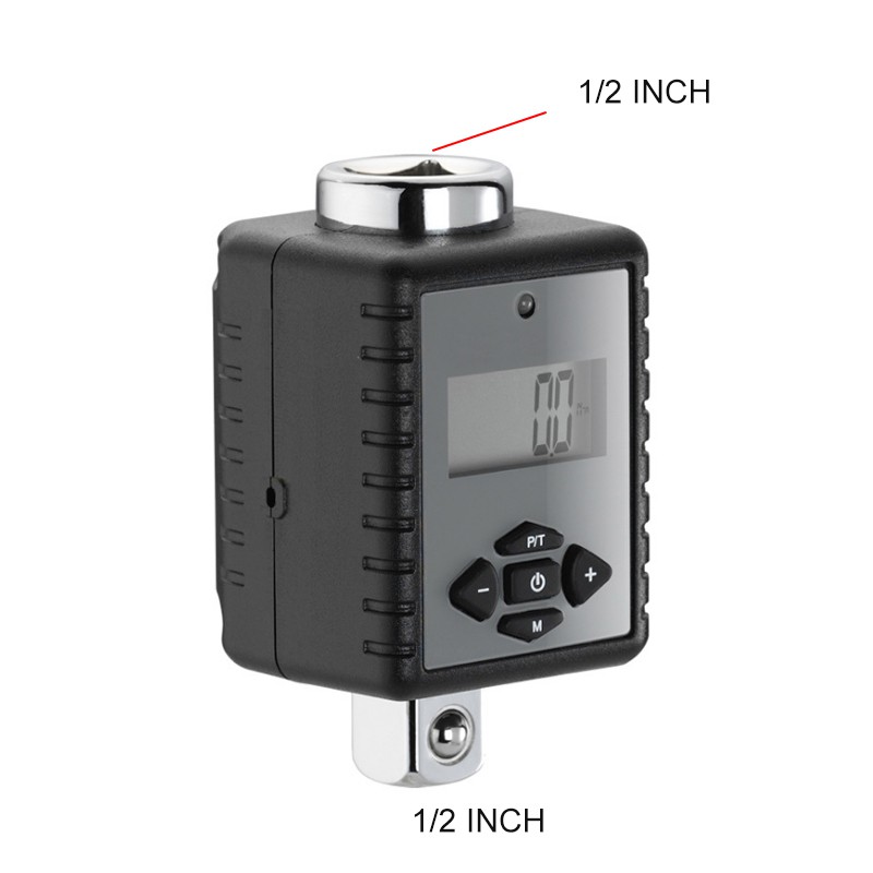 Cờ lê lực kỹ thuật số dải đo 10-200 Nm kèm 2 đầu chuyển đổi đa kích thước khẩu vặn