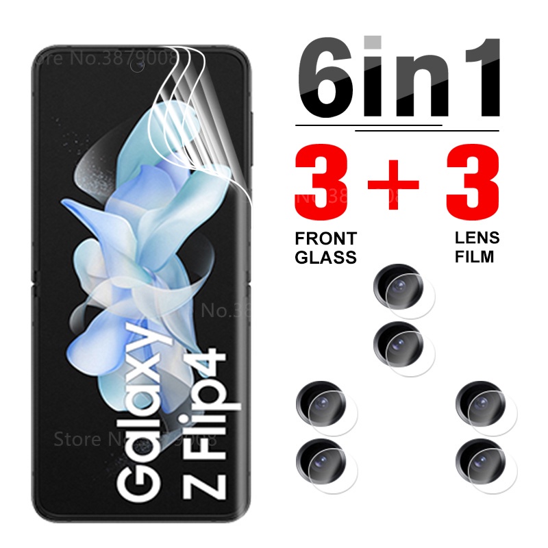 Kính Cường Lực Bảo Vệ camera 6 Trong 1 ZFlip4 Cho Samsung galaxy z flip 4 Z4 Zzfip 4 flip4 5g 6.7inch Ốp