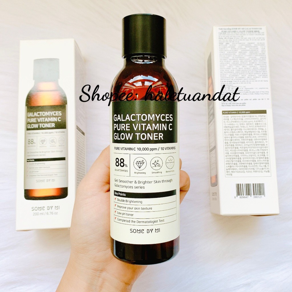 Nước Hoa Hồng Some By Mi Galactomyces Pure Vitamin C Glow Toner 200ml