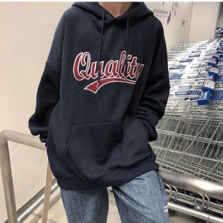 Áo Hoodie Quality đen