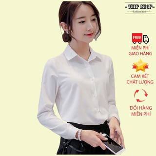 Áo Sơ Mi Nữ Dài Tay Hamino  Cổ Đức Dài Tay Chống UV, Kháng Khuẩn