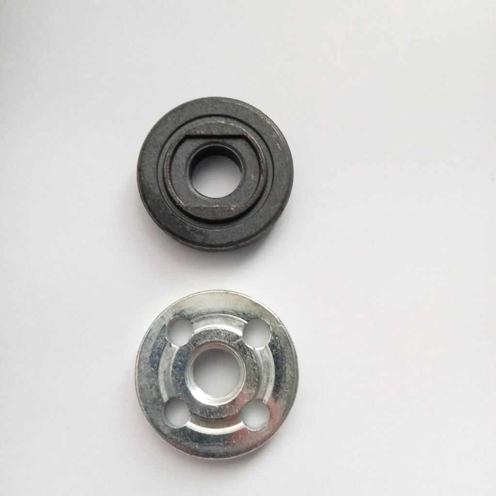 Bộ 2 Đai Ốc Lục Giác Dụng Cụ Thay Thế Phụ Kiện Máy Mài Góc Loại 100 Mới cặp ốc đồng tiền