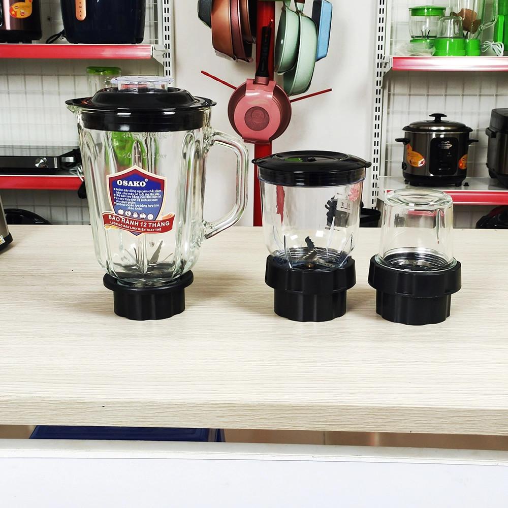 Máy xay sinh tố đa năng 450W Osako ST-03 với 3 cối thủy tinh, bảo hành 12 tháng