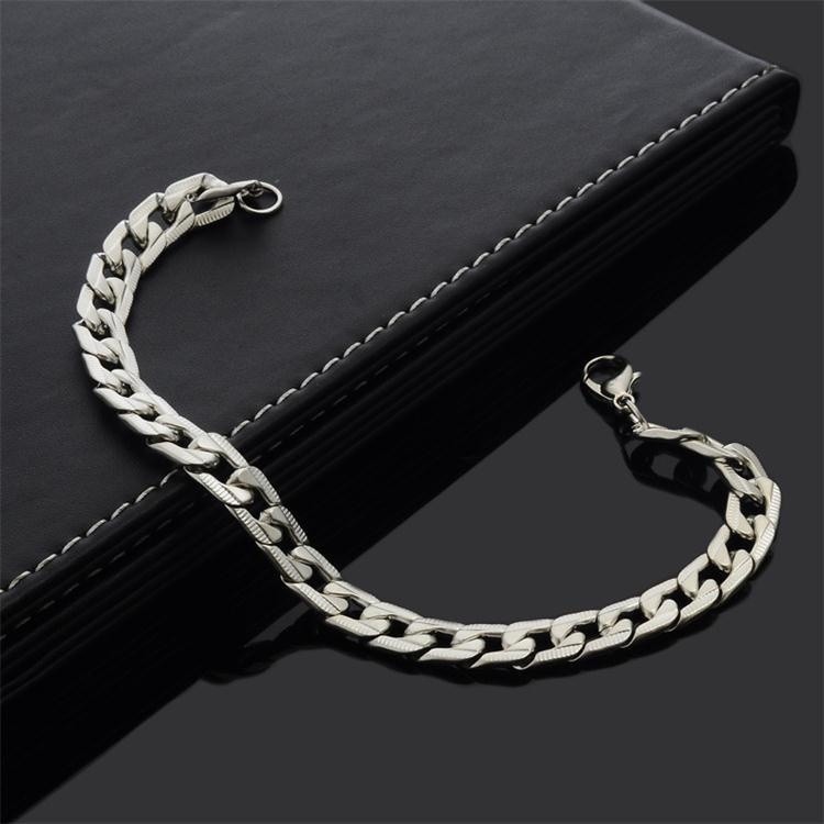 Vòng Đeo Tay Bản Rộng 6mm Cá Tính Sành Điệu Cho Nam