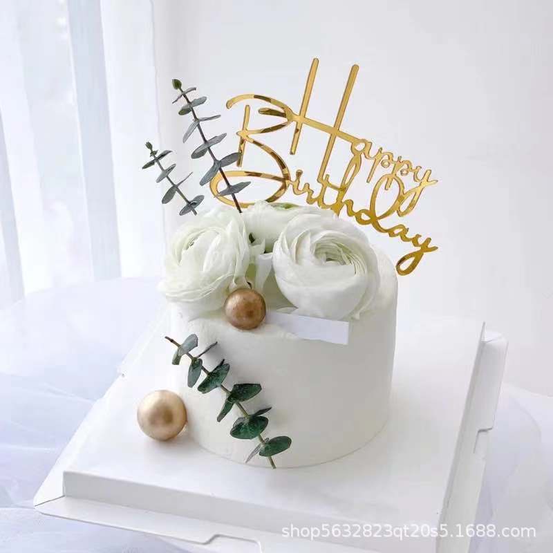 Cây Khuynh Diệp 36CM Dùng Trang Trí Bánh Kem Sinh Nhật