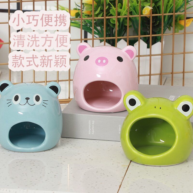Nhà sứ hình thú cho hamster. Nhà ngủ sứ cho hamster. Nhà sứ hamster. Nhà ngủ sứ làm mát.