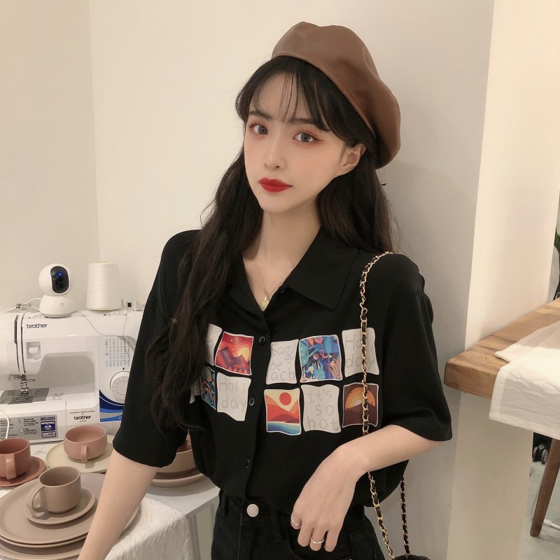 Ulzzang ( 얼짱) -ÁO SƠ MI NỮ