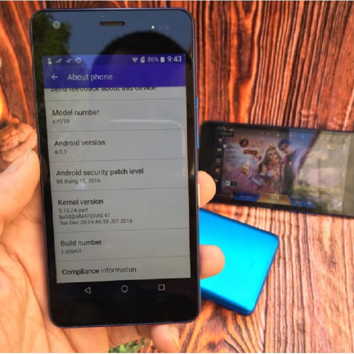 [Mã 1511ELSALE hoàn 7% đơn 300K] Kyocera Miraie F Kyv39- wifi- Điện thoại Nhật chơi Liên Quân, Pubg, Free fire giá rẻ | BigBuy360 - bigbuy360.vn