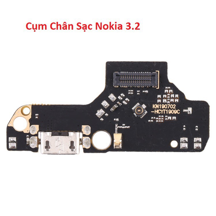 Cụm mạch sạc NOKIA 3.2 kèm micro jack tai nghe charger port usb bo main mainboard cổng chân sạc thay thế