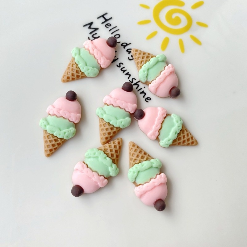 Bộ 20 Dây Buộc Tóc / Điện Thoại / Bình Nước Hình Que Kem Diy