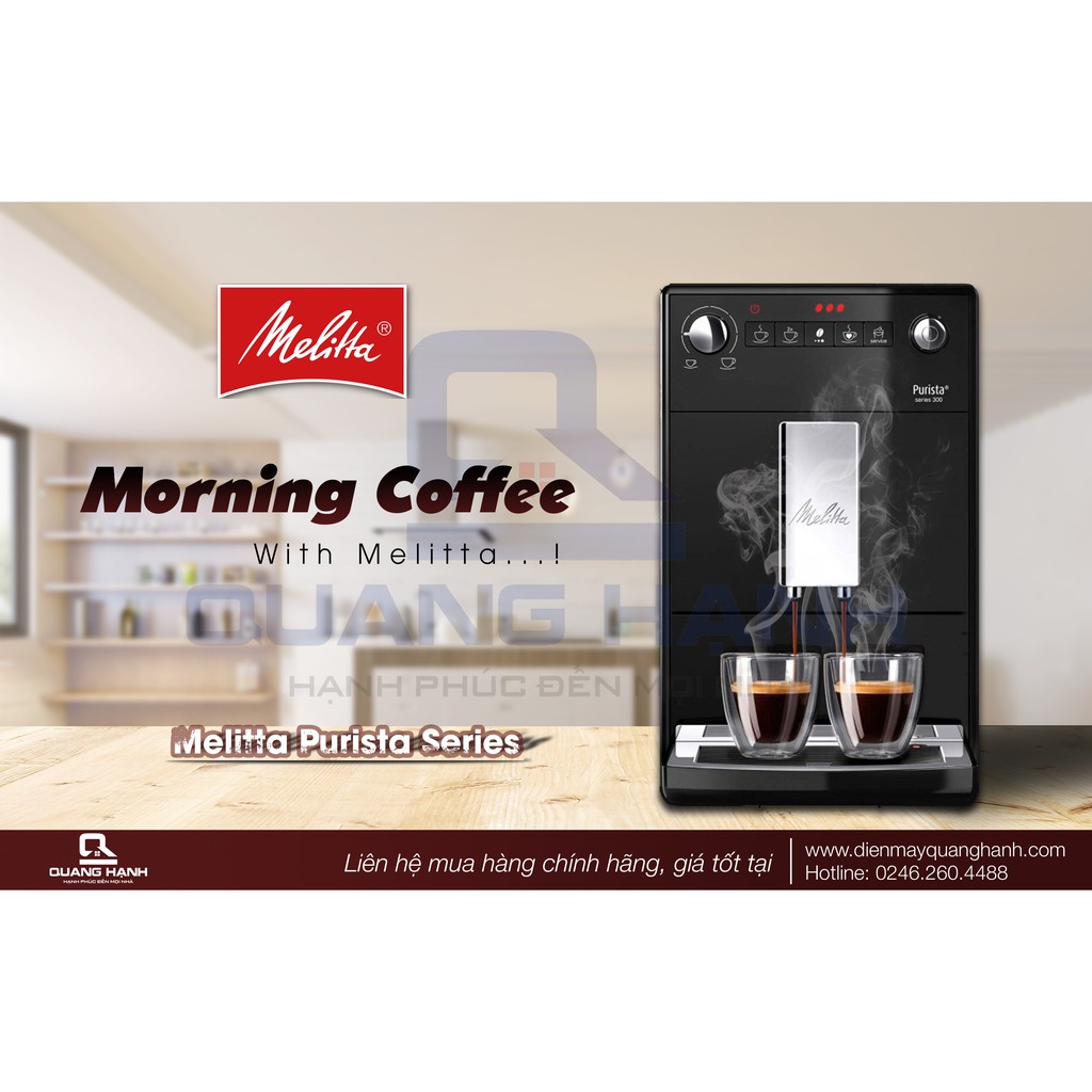 Máy pha cafe tự động Melitta Purista Series 300 [Hàng chính hãng]