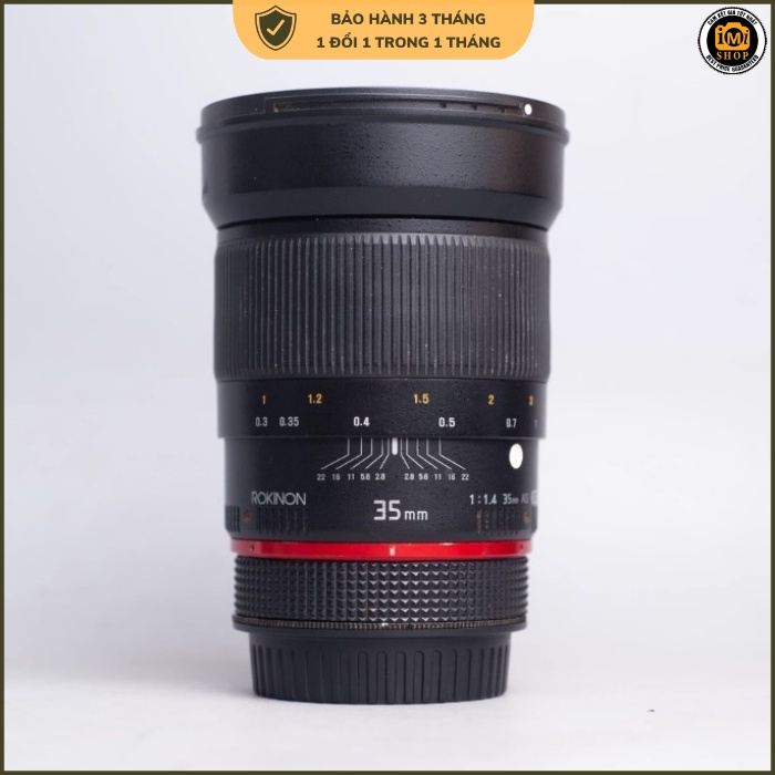 Ống kính máy ảnh Rokinon 35mmT1.5 Cine MF Canon (Samyang 35 1.5) 95% - 10673