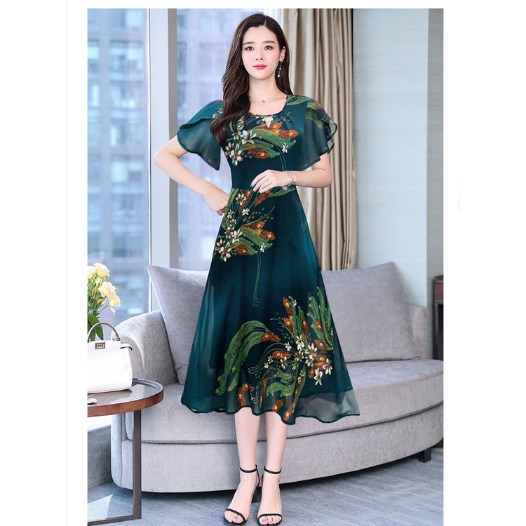 SIÊU CHẤT - SANG CHẢNH - Đầm Xòe Dáng Dài Rộng Kiểu Đầm Xòe Dạo Biển Đính Phụ Kiện Hạt Bẹt 3339 3254 | BigBuy360 - bigbuy360.vn