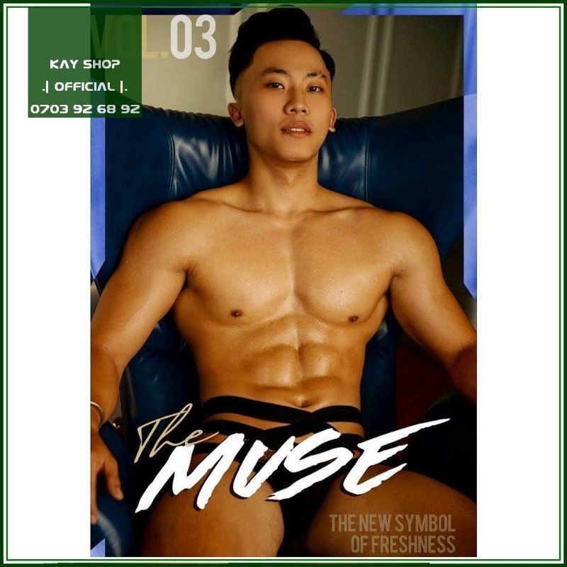 Quần lót jockstrap dây sexy đan chéo đan mông phá cách lạ mắt - Quần sịp nam khoe mông căng tròn loại 2