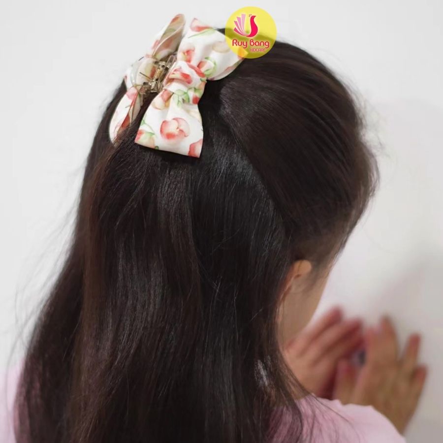 Ruy băng hoa HQ 38mm dùng làm nơ bờm, kẹp tóc - RB2212